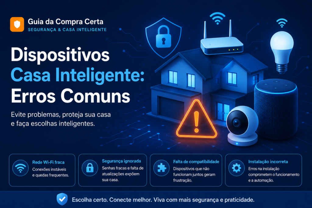 dispositivos casa inteligente erros comuns