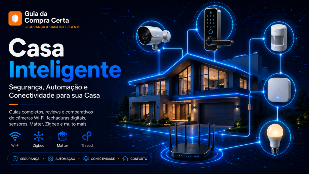 casa inteligente segurança automação 2026